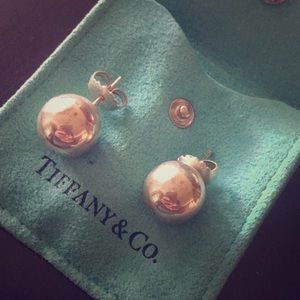 Tiffany & Co large ball earrings
